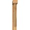 Ekena Millwork Traditional Block Rough Sawn Bracket w/ Offset Brace, Western Red Cedar, 6"W x 34"D x 40"H BKT0604X34X40TRA05RWR - alternate 2